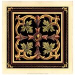 Crackled Decorative Tile Design VI