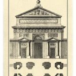 Crackled B & W Palace Facade I