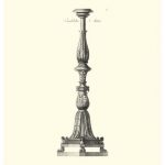 B&W Antique Candlestick II