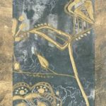 Embellished Gilded Fleur I