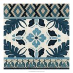 Non-Embellished Indigo Frieze IV