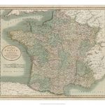 Vintage Map of France