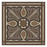 Piazza Tile in Brown I