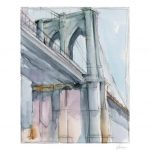 Watercolor Bridge Study II