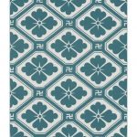 Ornamental Pattern in Teal V
