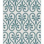 Ornamental Pattern in Teal IX