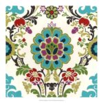 Jewel-tone Damask I