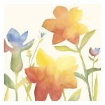 Aquarelle Floral I