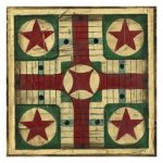 Small Antique Parcheesi ***