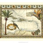 Tropical Map of West Indies