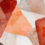 Blue Geometric I Cinnamon Version