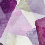 Blue Geometric I Lavender Version