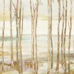 White on white trees