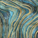 Elegant Marble Gold Teal