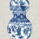 Ming Vase on Linen IV