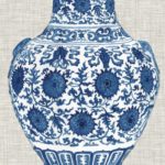 Ming Vase on Linen V
