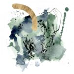 Green Splash Abstract I