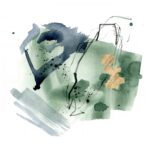 Green Splash Abstract IV