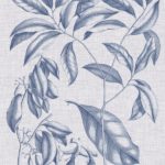 Navy & Linen Botanical I