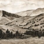 Sepia-toned Hills II