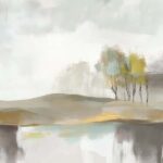 Misty Lake and Trees II