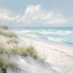 Quiet Shoreline Under Gentle Skies I