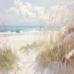 Quiet Shoreline Under Gentle Skies II