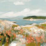 Quiet Bay Amid Blooming Wildflowers I