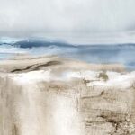 Misty Coastal Horizon