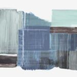 Geometric Harmony in Cool Hues