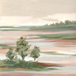 Quiet Marsh Under Soft Skies I