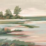 Quiet Marsh Under Soft Skies II