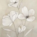 Three Delicate Blossoms in Bloom II