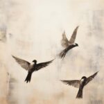 Birds in Peaceful Flight